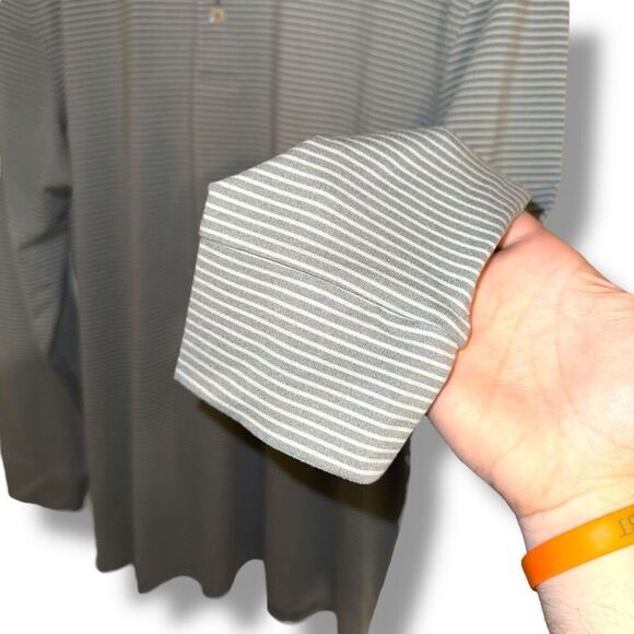 Southern Tide Gray Coast to Trail L/S Performance Polo Shirt Sz L - Picture 5 of 9